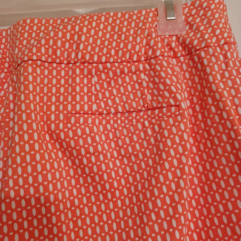 Cato Coral Printed Cropped Pants - Picture 5 of 7